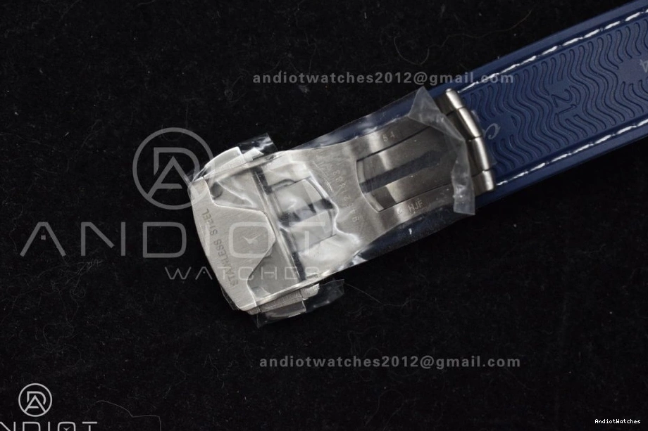 Strap GMT Ceramic Clone Ocean Bezel on Blue Blue 600M Dial Rubber Trendsetting Co-Axial Planet VSF Edition Best 1009 1:1 Super 43.5mm A8605 1219